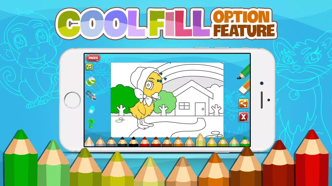 Capturas de pantalla de AniPaint - Coloring Animals with Sparks for Kids