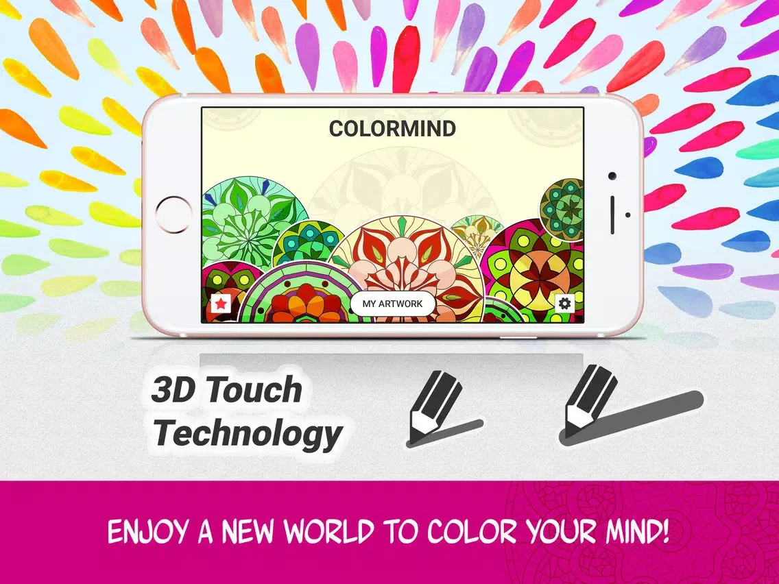 Screenshot di ColorMind: Coloring Book for Adults Who Believe in Magic iPad 