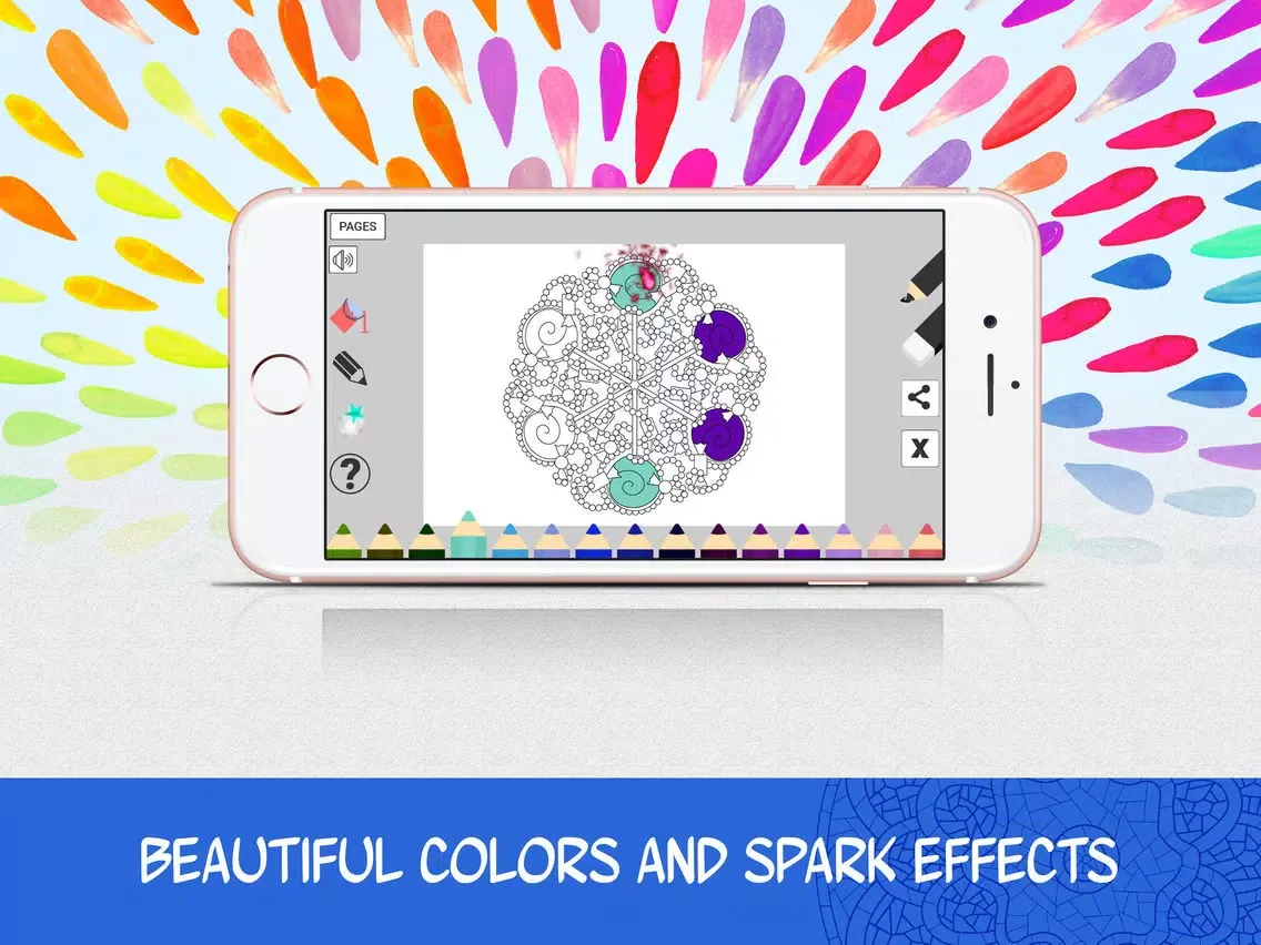 Screenshot di ColorMind: Coloring Book for Adults Who Believe in Magic iPad 