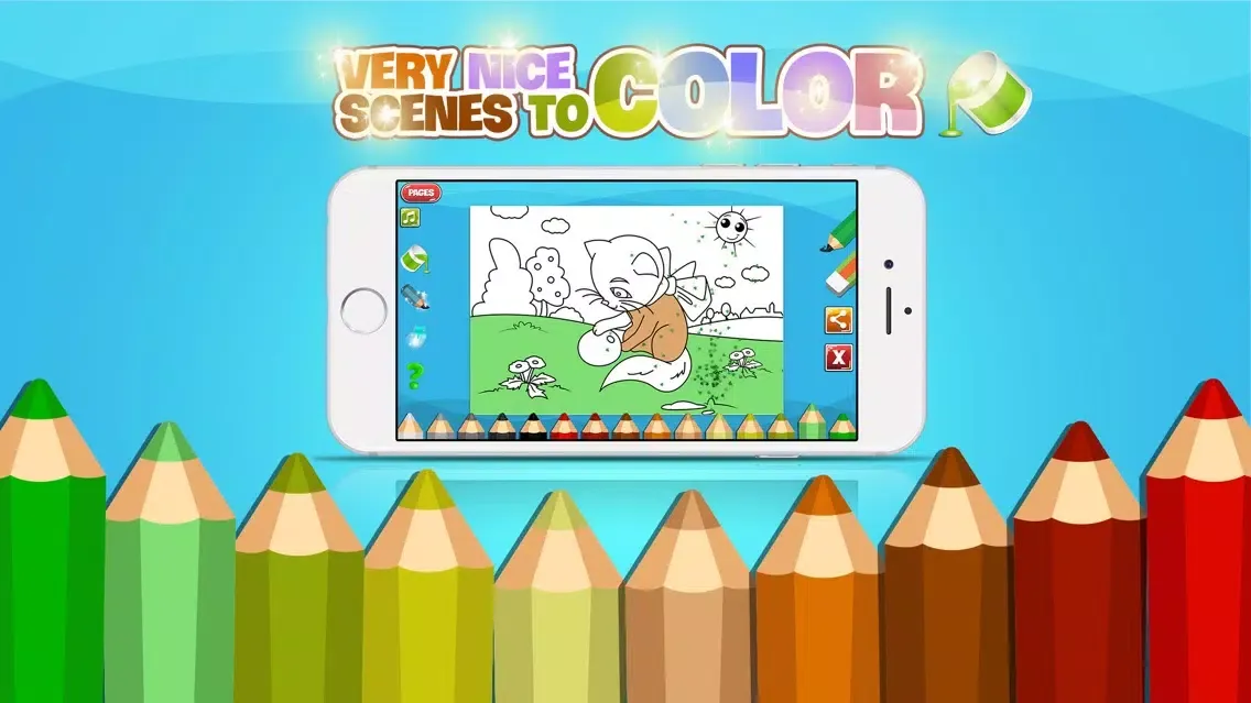 Capturas de pantalla de Creative Cute Cats for Coloring - Educational Coloring Book for Kids and Toddlers