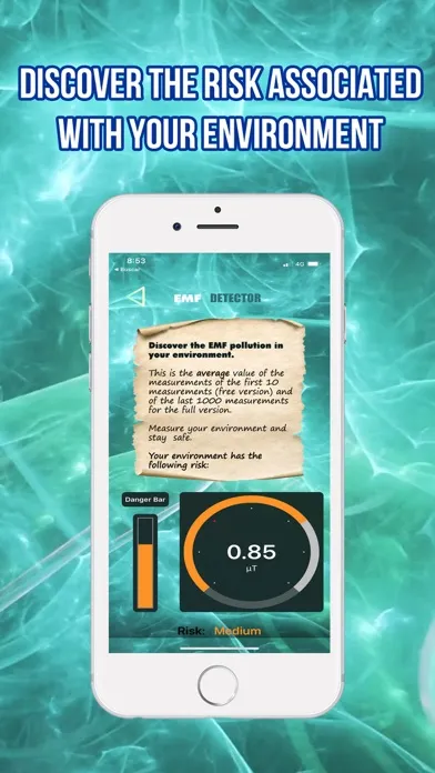 EMF Meter Scanner Detector Screenshots