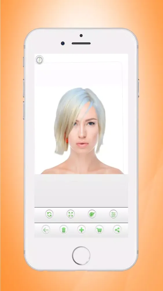 Tangkapan layar Hair Style Salon - Try on Wigs