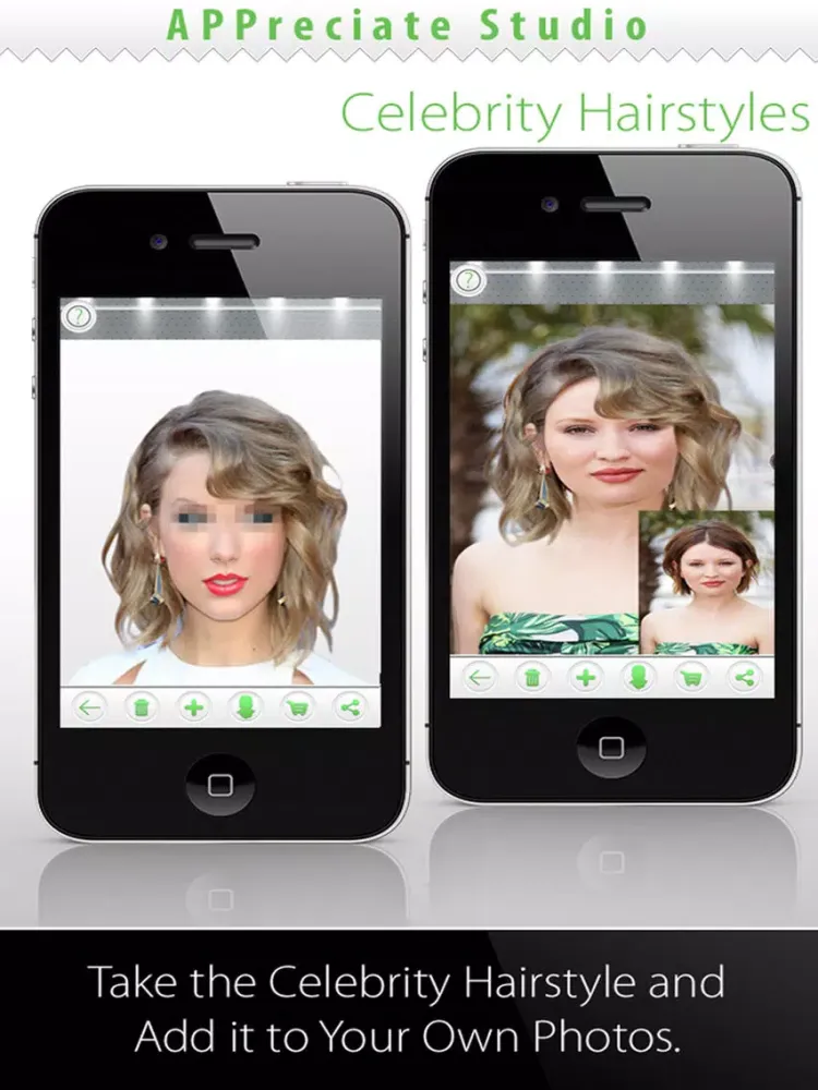 Скриншоты Try On Celebrity Hairstyles Premium iPad 