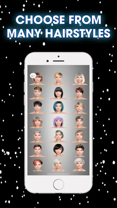 ภาพหน้าจอของ Try on Short Hair