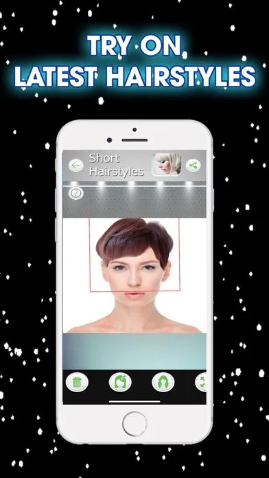 ภาพหน้าจอของ Try on Short Hair
