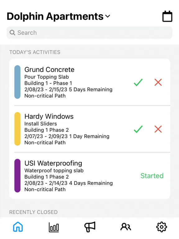 LookAhead Scheduling iPad  Ekran Görüntüleri