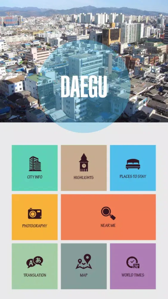 Daegu Tourist Guide Screenshots