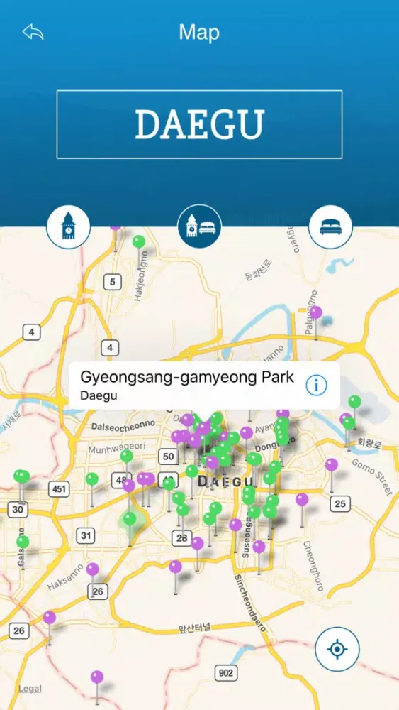 Daegu Tourist Guide Screenshots