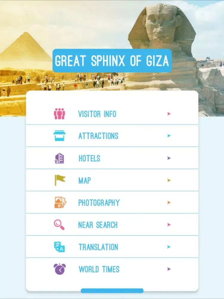 Capturas de pantalla de Great Sphinx of Giza iPad 