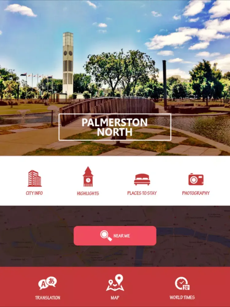 Capturas de tela do Palmerston North Tourist Guide iPad 