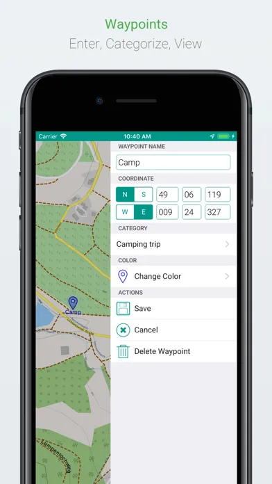 ภาพหน้าจอของ mAPP - Offline Mapping App