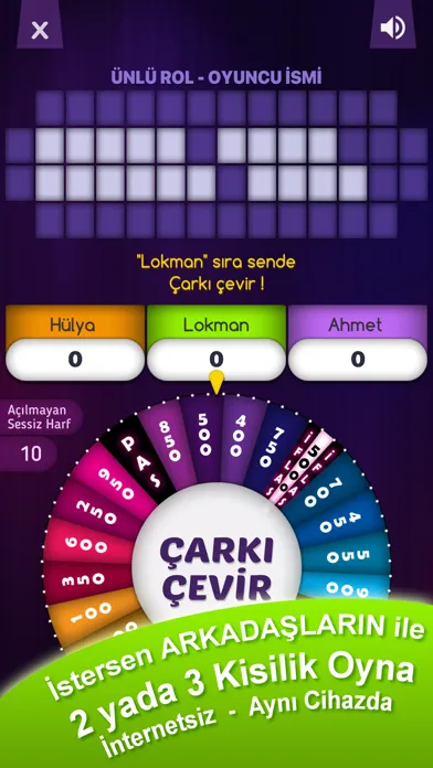 Ảnh chụp màn hình của Çarkıfelek Türkçe Mobil