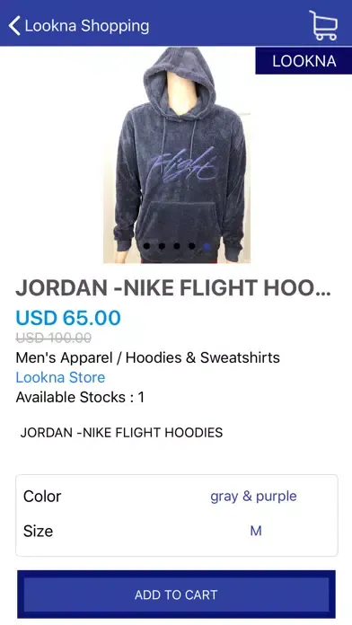 Tangkapan layar Lookna Shopping