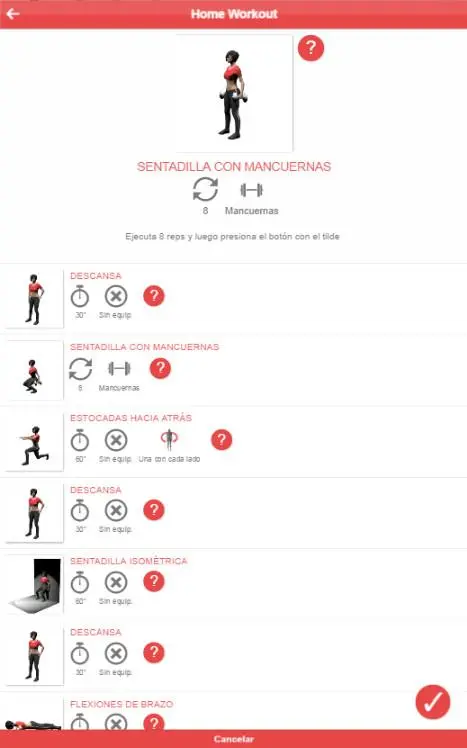 Home workout应用截图
