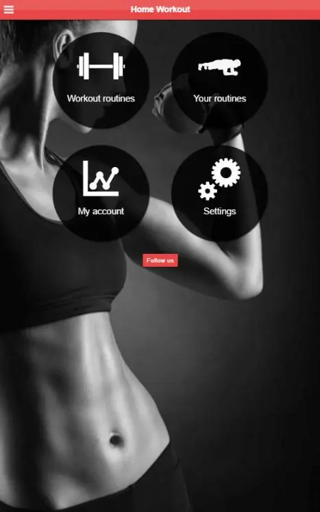 Home workout应用截图