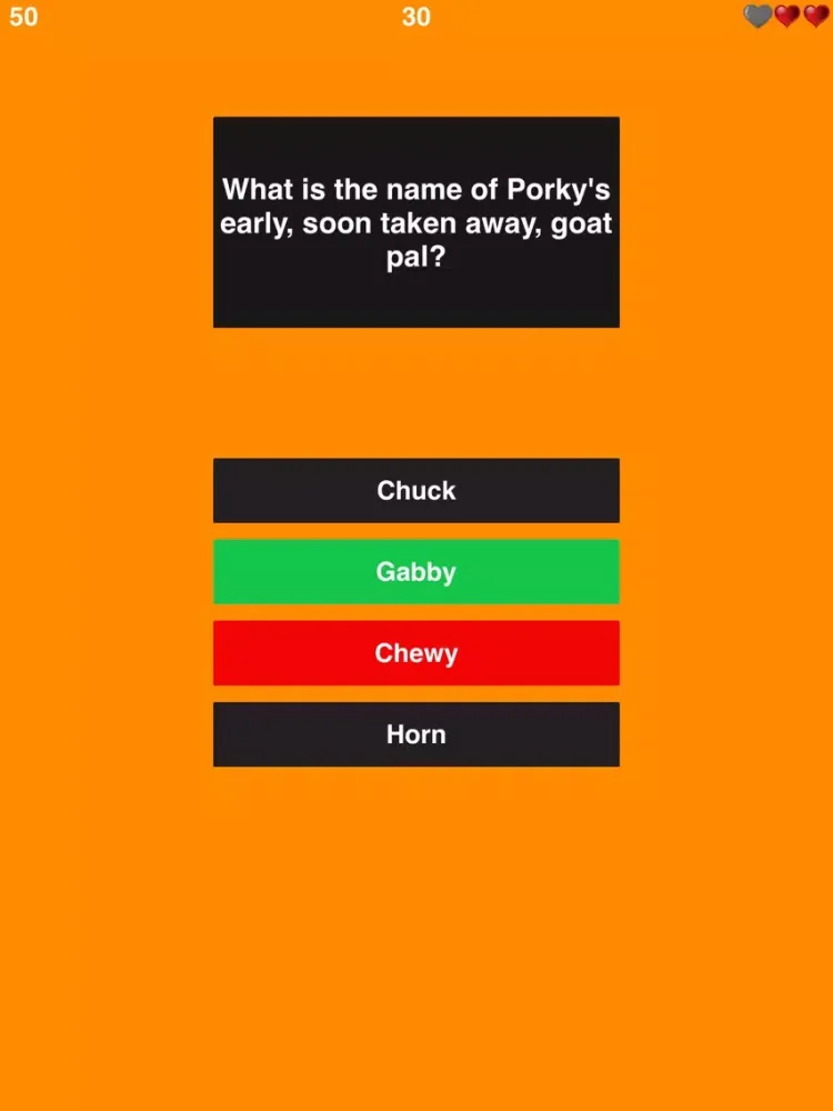 Trivia for Looney Tunes - Animated American Series iPad  Ekran Görüntüleri