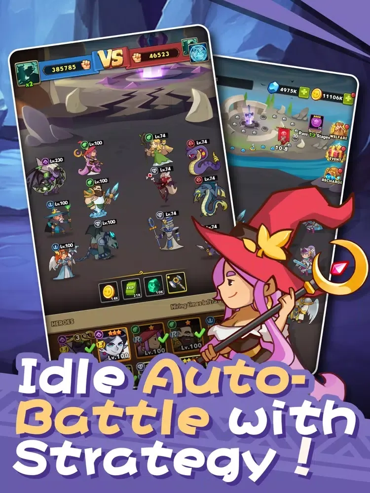 Zrzuty ekranu Hero Summoner - Idle Dungeon iPad 