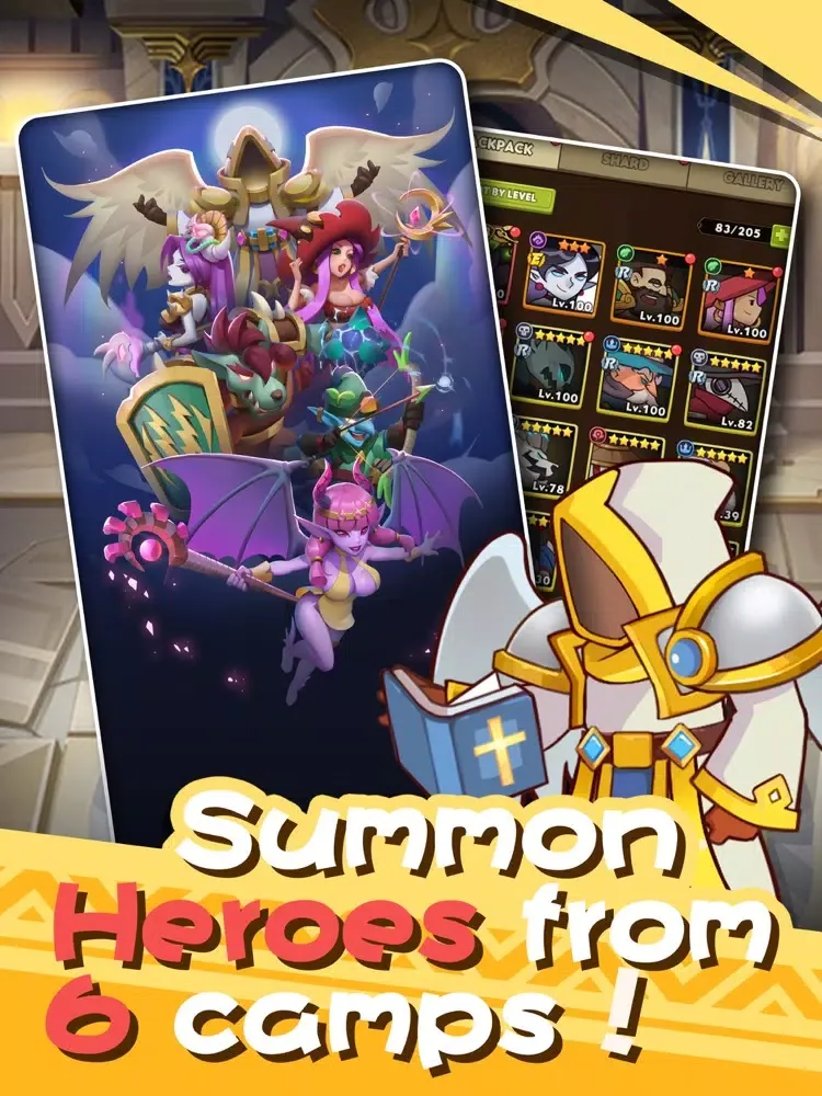 Zrzuty ekranu Hero Summoner - Idle Dungeon iPad 
