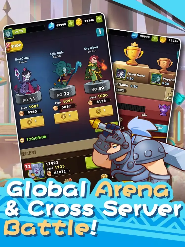Zrzuty ekranu Hero Summoner - Idle Dungeon iPad 