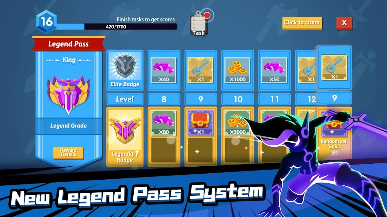 ภาพหน้าจอของ Stickman Master