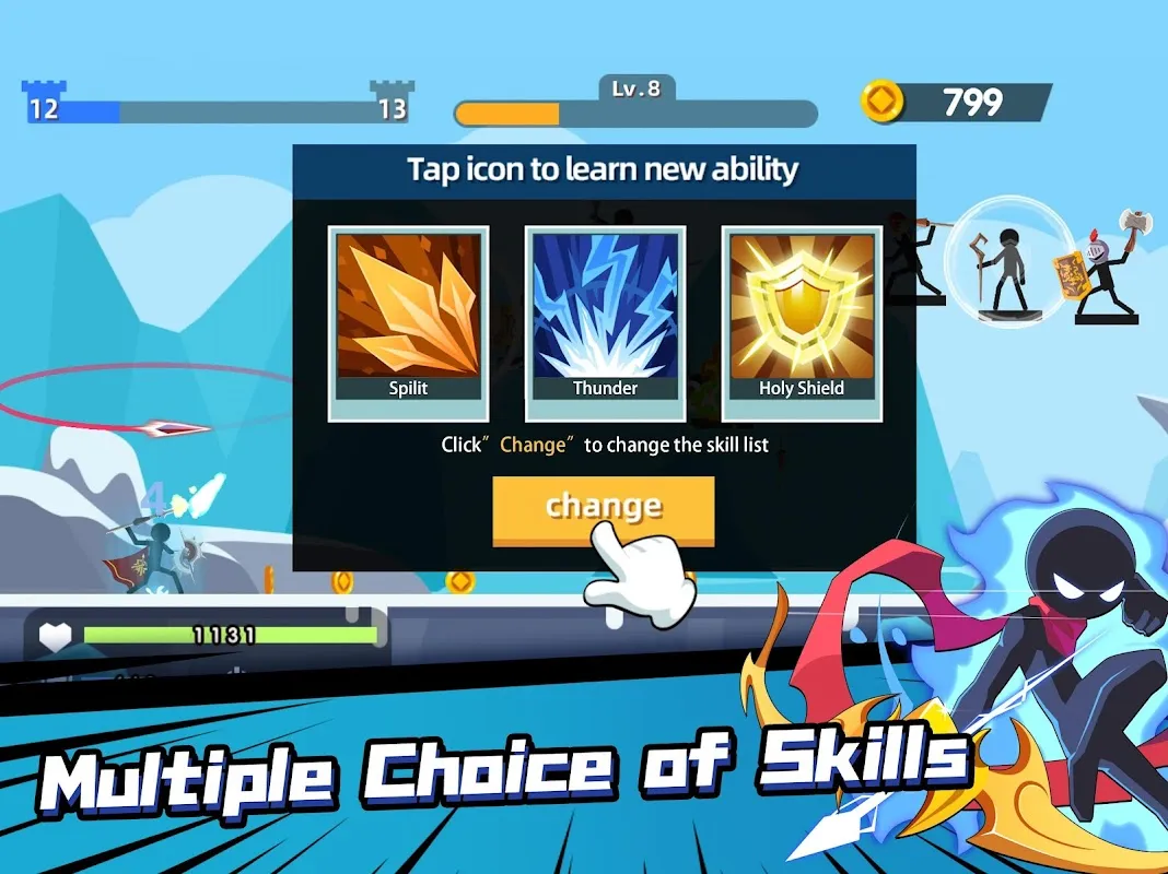 ภาพหน้าจอของ Stickman Master