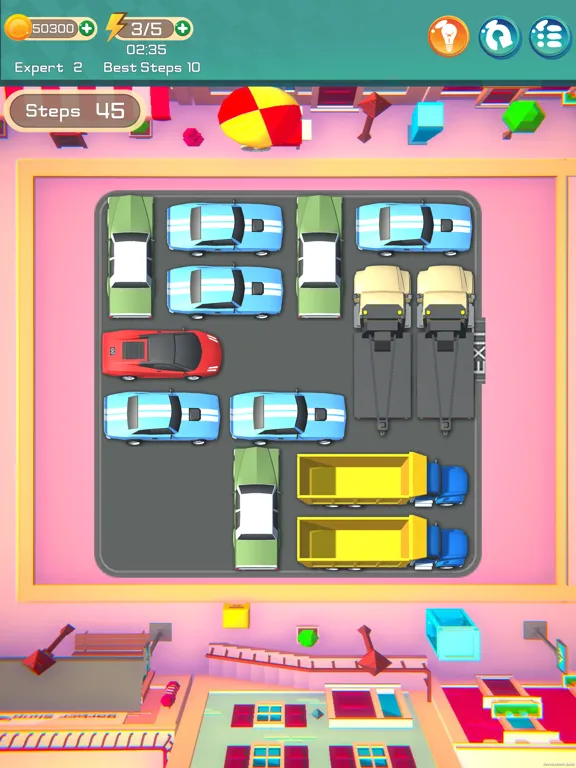 ภาพหน้าจอของ Parking out - Drive car game iPad 