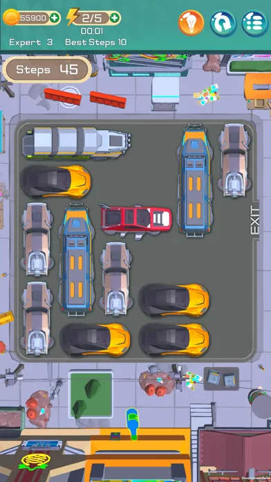 ภาพหน้าจอของ Parking out - Drive car game