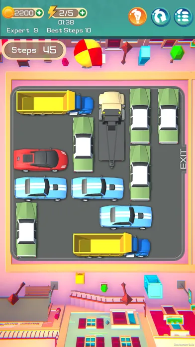 ภาพหน้าจอของ Parking out - Drive car game