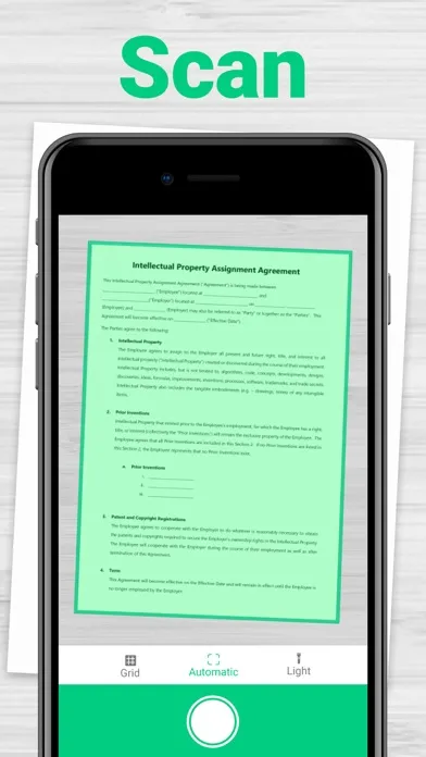 Tangkapan skrin Scanner App Scan PDF by Camera