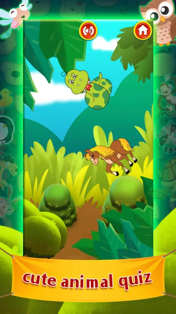 Preschool Cute Animal Learning Quiz Game for Babies and Toddlers Screenshots