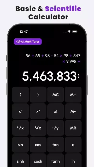 Calculator - AI Math Solver Ekran Görüntüleri