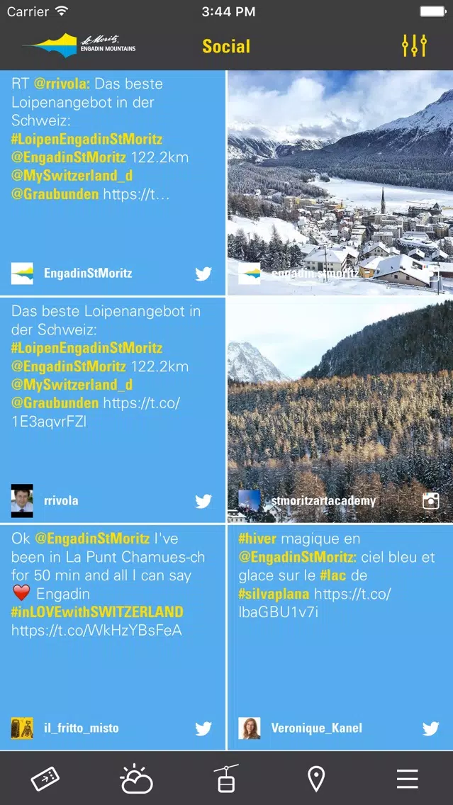 Zrzuty ekranu Engadin St.Moritz Mountains AG
