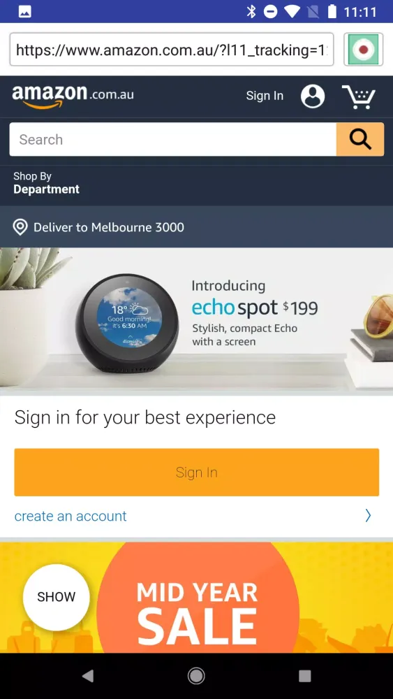 Loop11 User Testing Screenshots