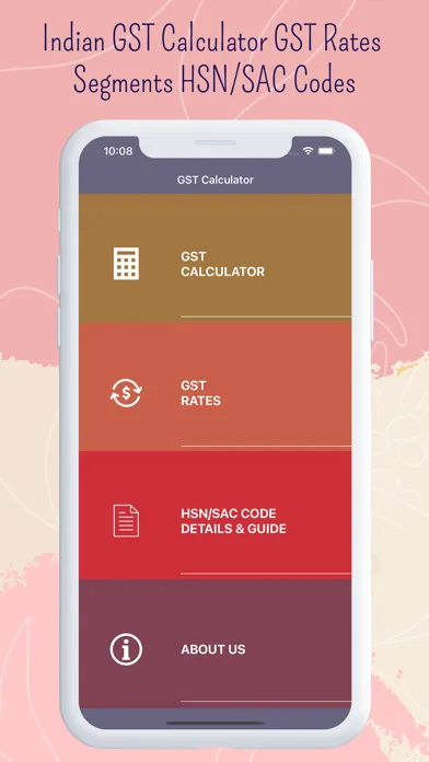 GST Calculator - HSN SAC Code应用截图