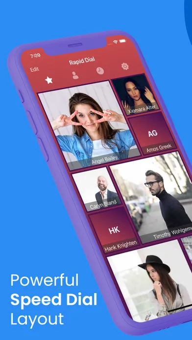 Speed Dial with Contact Widget Screenshots