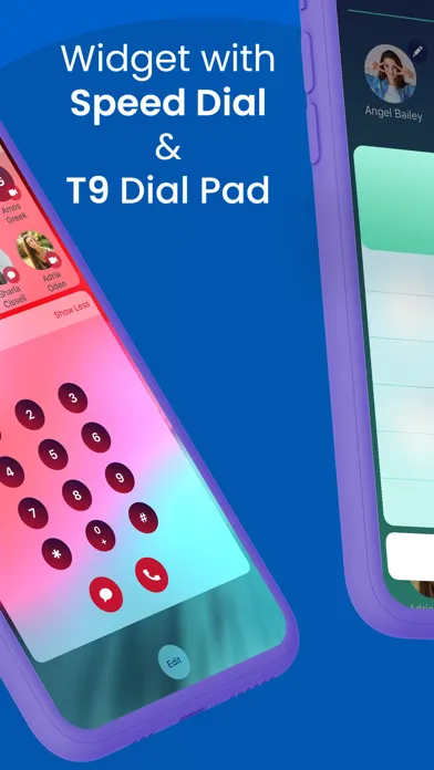 Speed Dial with Contact Widget Screenshots