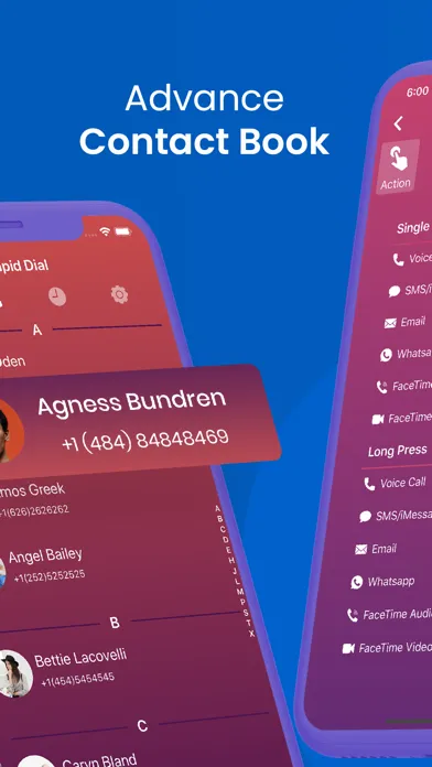 Speed Dial with Contact Widget Screenshots