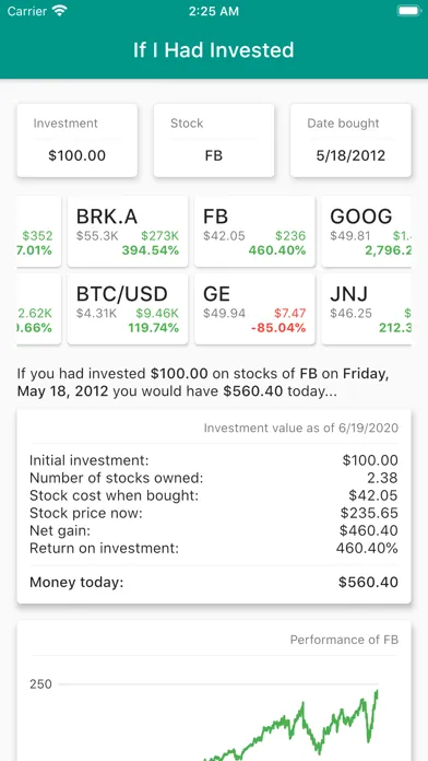 Скриншоты Investment Calculator (Past)