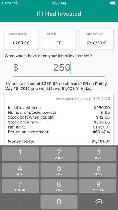 Скриншоты Investment Calculator (Past)