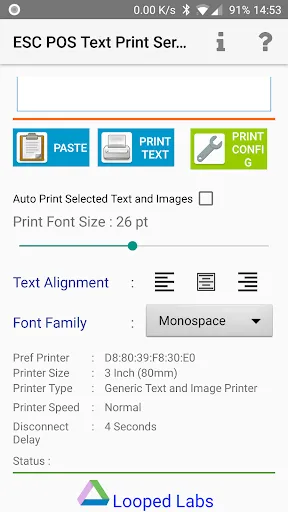 ESCPOS Bluetooth Print Service स्क्रीनशॉट