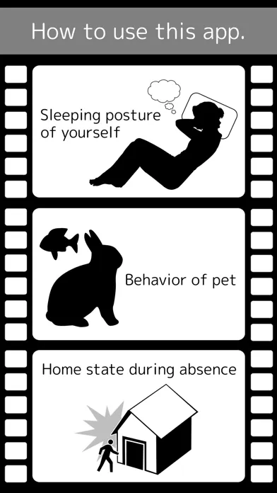 Capturas de tela do Observation Video ~ Let's record a sleeping posture of you!