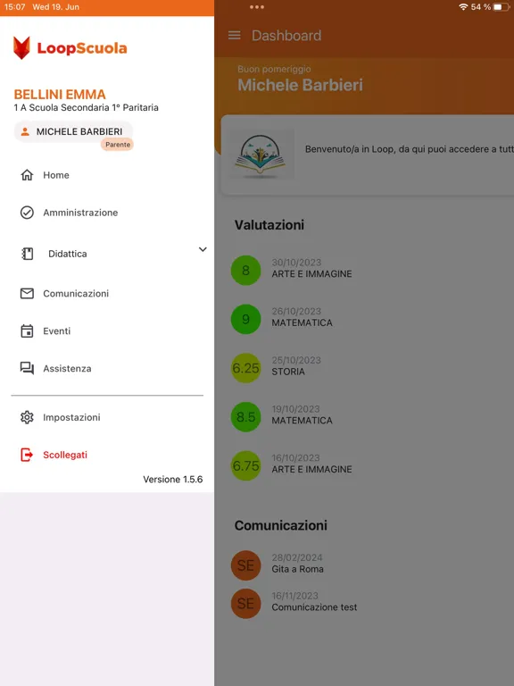 Loop Scuola iPad  Screenshots