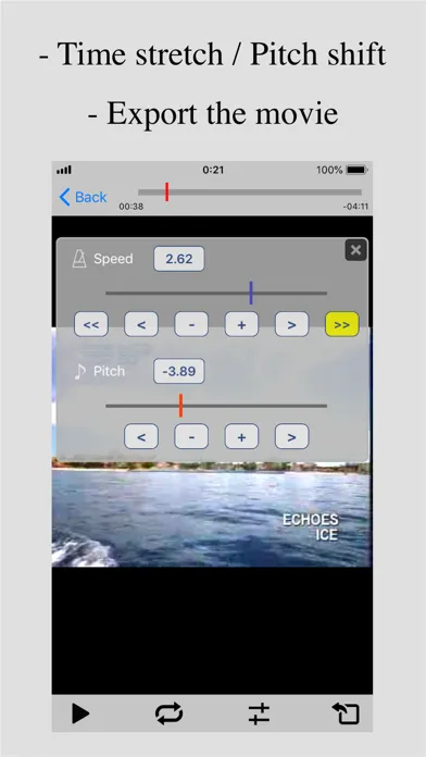 Nu-Movie Player ~ Export video 스크린샷
