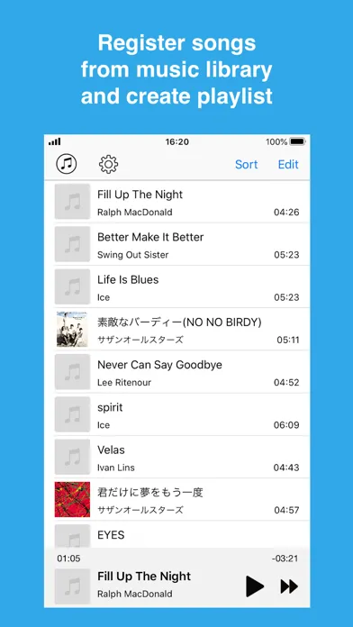 Ảnh chụp màn hình của Nu-Music Player