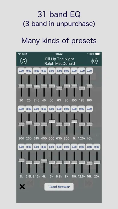 Tangkapan skrin Time Stretch / EQ /AUv3 Player