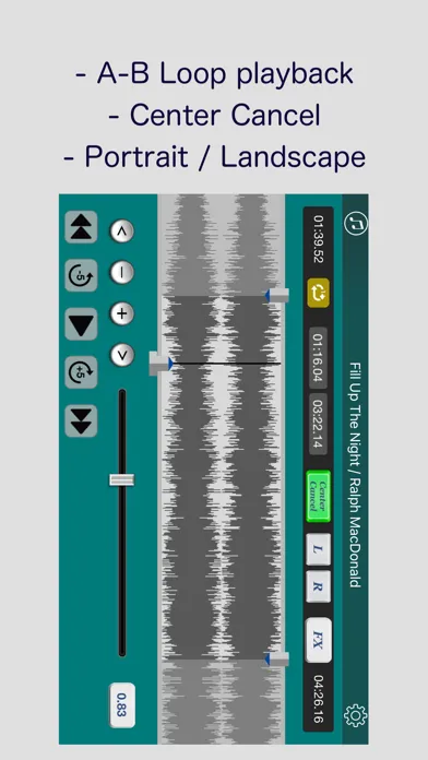 Tangkapan skrin Time Stretch / EQ /AUv3 Player