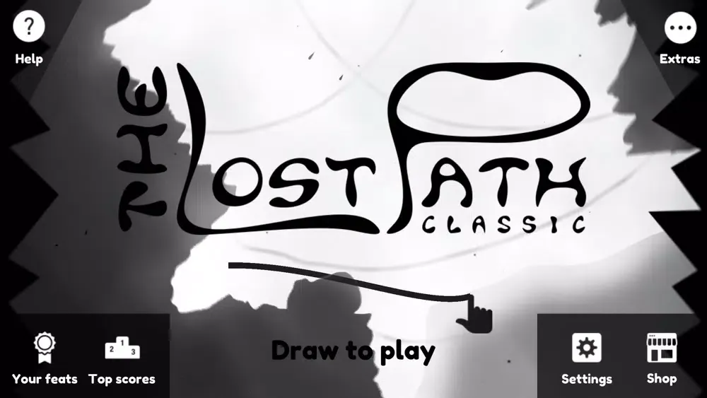 Tangkapan skrin The Lost Path - Classic