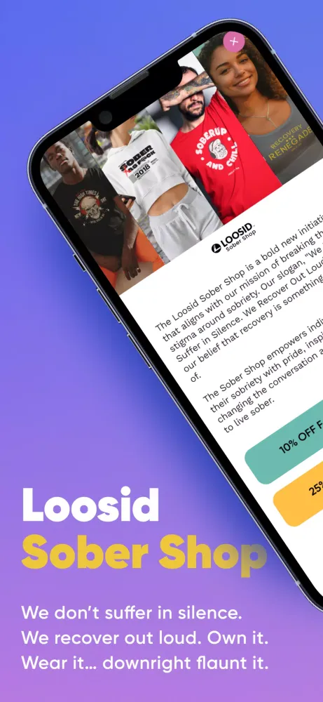 Zrzuty ekranu Loosid: Sober Recovery Network