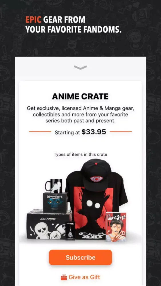 Loot Crate سکرین شاٹس