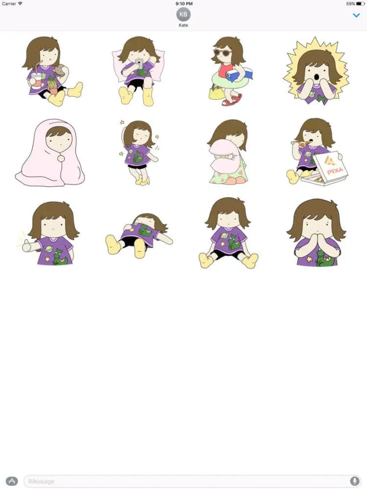تصاویر I am Yan Stickers Lite iPad 